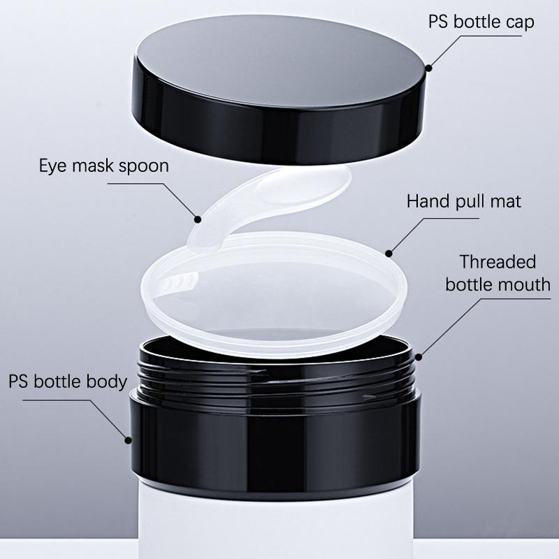 1 Stück nachfüllbare leere Flaschen Gesichtscreme Lotion Tiegel Augencreme Flaschen Kosmetikbehälter Augenmasken-Patch-Flaschen Make-up-Werkzeug