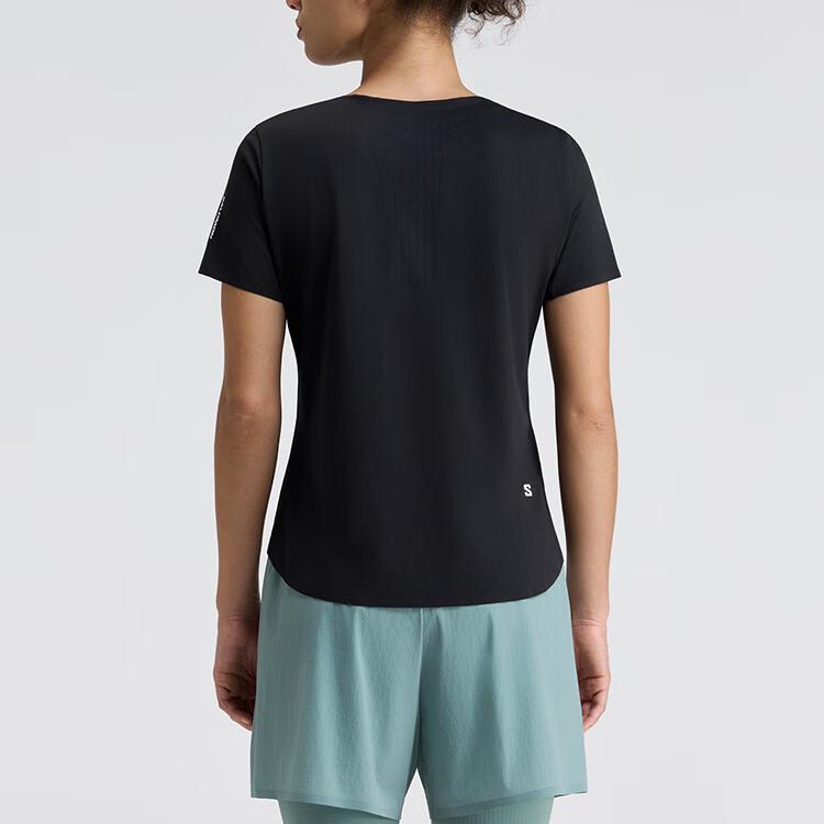 Salomon Pl Rn Breath Outdoor Skin-Friendly Breathable Sports Short Sleeve Running T-Shirt Women T-Shirts LC3083600