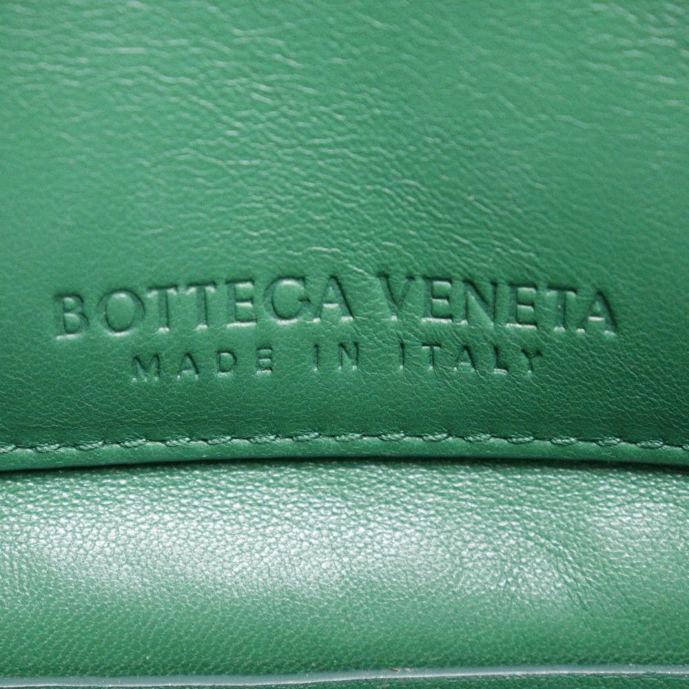 BOTTEGAVENETA Mounting Envelope Shoulder Bag 2WAYChainShoulder Green leather Women Used