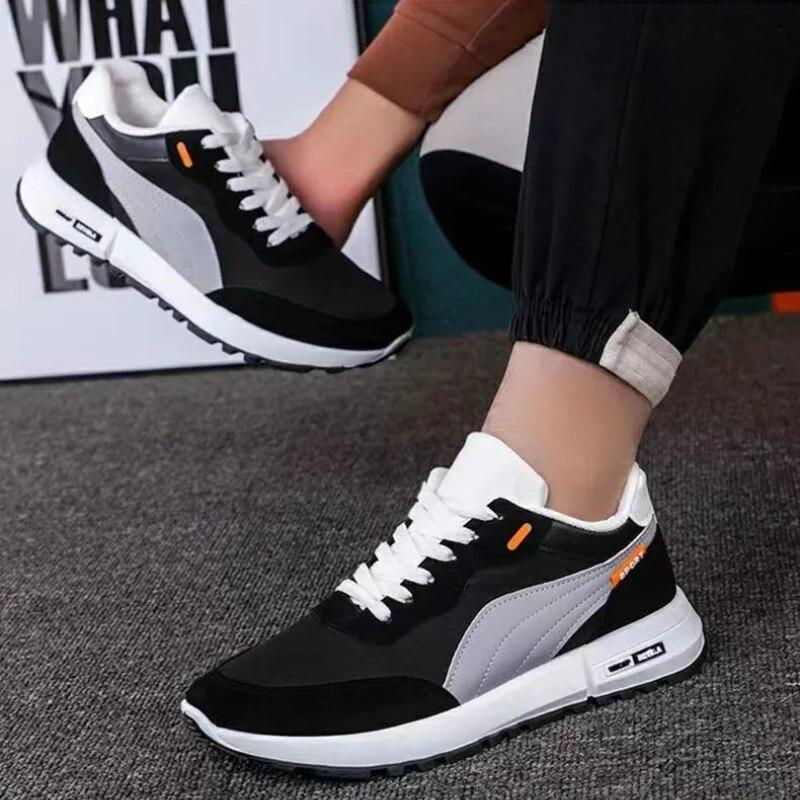Uomo Autunno Sneakers Casual Scarpe da Corsa Scarpe di Lusso Scarpe da Corsa Scarpe da Ginnastica Tendenza Jogging Vulcanizzate Camminata Tennis Scarpe da Allenamento Uomo