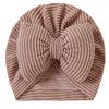Style Baby Striped Big Bow Headband Hat Baby Products New Indian Hat, Baby Hat