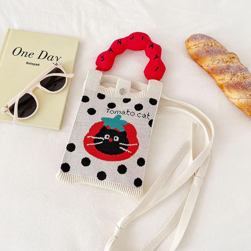 

Вязаная сумка для телефона в стиле инс, студенческая сумка-мессенджер, сумка-тоут, сумка на плечо, сумка кроссбоди, сумочка, держатель для ключей, чехол для помады