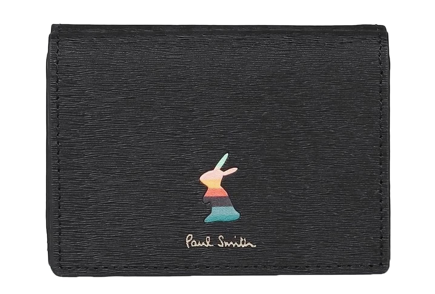 Женский трехскладной кошелек Paul Smith Market Bunny (черный)