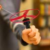 5Pcs Colorful Plastic Pull String Hand-Push Flying Discs Propeller Helicopter Outdoor Toys For Kids Flying Spin Top Game