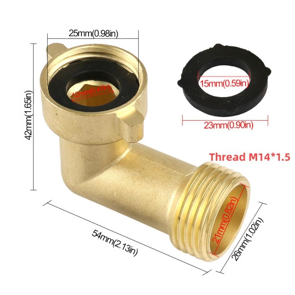 4Pcs 90-degree Garden Hose Elbow 3/4 Connector Extender For Garden Caravans For Garden Washing Tools