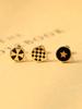 Minimalpiercing 14K Captain Black Piercing Earrings