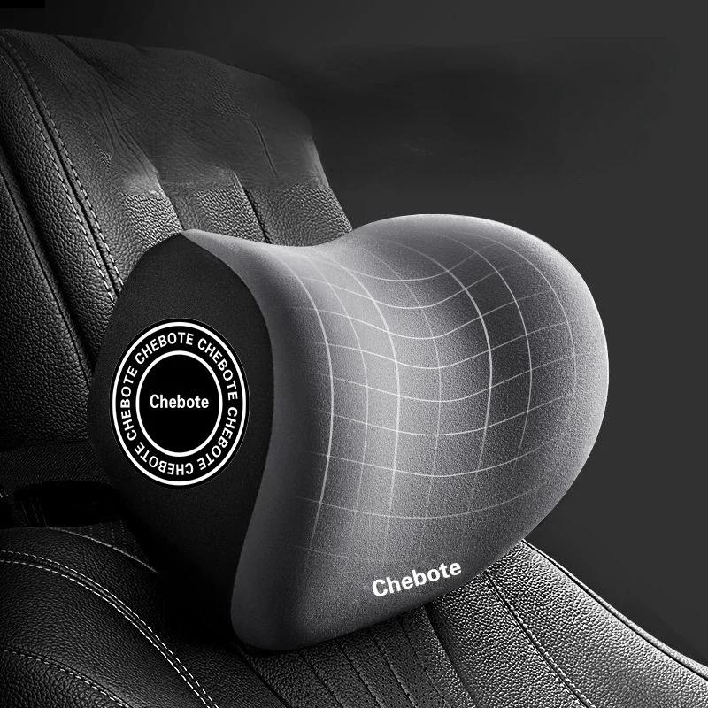 Memory Foam Bil Nakkepute Beskyttende Korsryggstøtte Pustende Bil Nakkestøttepute Avlaste stress Bilsetepute