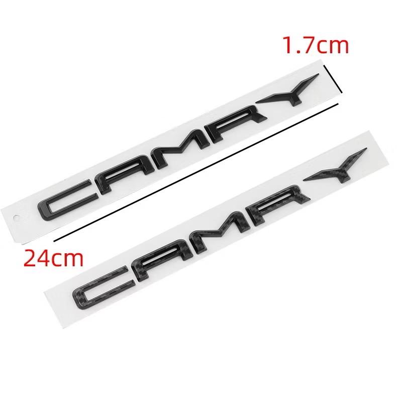 xmwcj1 3D ABS high quality for Toyota Camry car Letter front Emblem Rear tail trunk Decals badge sticker Decal styling car Accessories