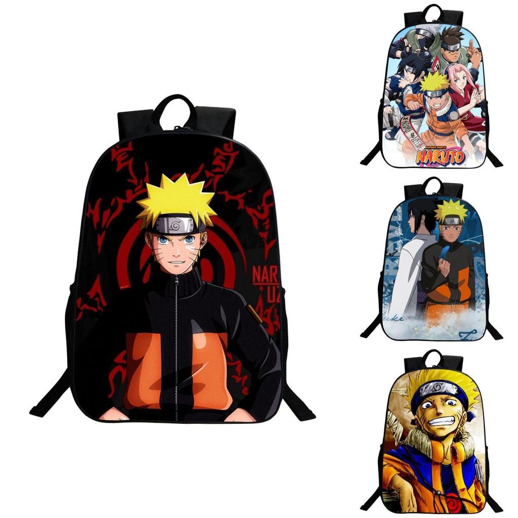 Stylish Anime Naruto Book Bag With Durable Design And Adjustable Shoulder Straps