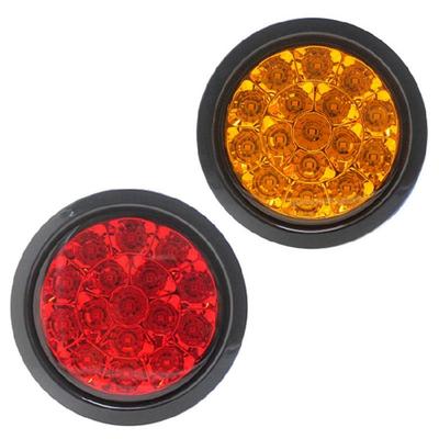 Universal 12-24V Vehicle Indicator Light Auto 16LED Tail Light Bright Amber Lamp