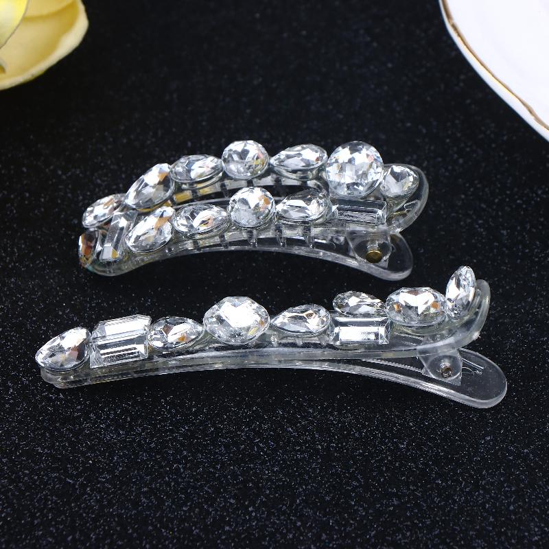1/2Pcs Vintage Luxury Shining Hairpins Women Bangs Hair Clips Sweet Hair Accessories