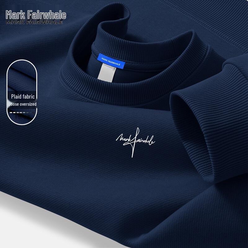 Mark Fairwhale Men's American Trend Crew Neck Sweatshirt