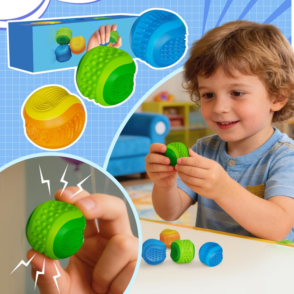 Silicone ,Ball, Stress-Relieving Ball, Sensory Toy
