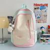 Schoolbag1011 New Simple Casual Trend Backpack Junior High School Student School Bag Female Class Large Capacity Backpack