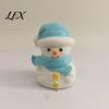 Cute Holiday Decorations for Micro Landscape Christmas Vinyl Figurines, Santa Claus Snowman Reindeer Mini Statue, Desk Ornaments Small Desktop