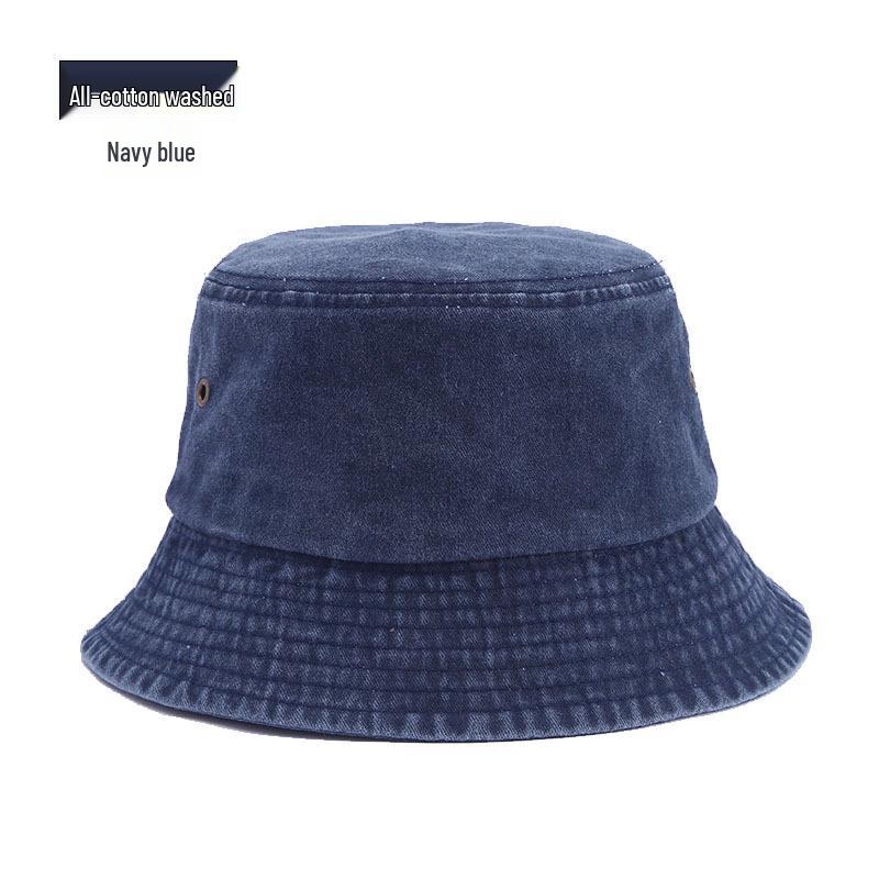 Vintage Hip-Hop Bavlněný Kbelíkový Klobouk