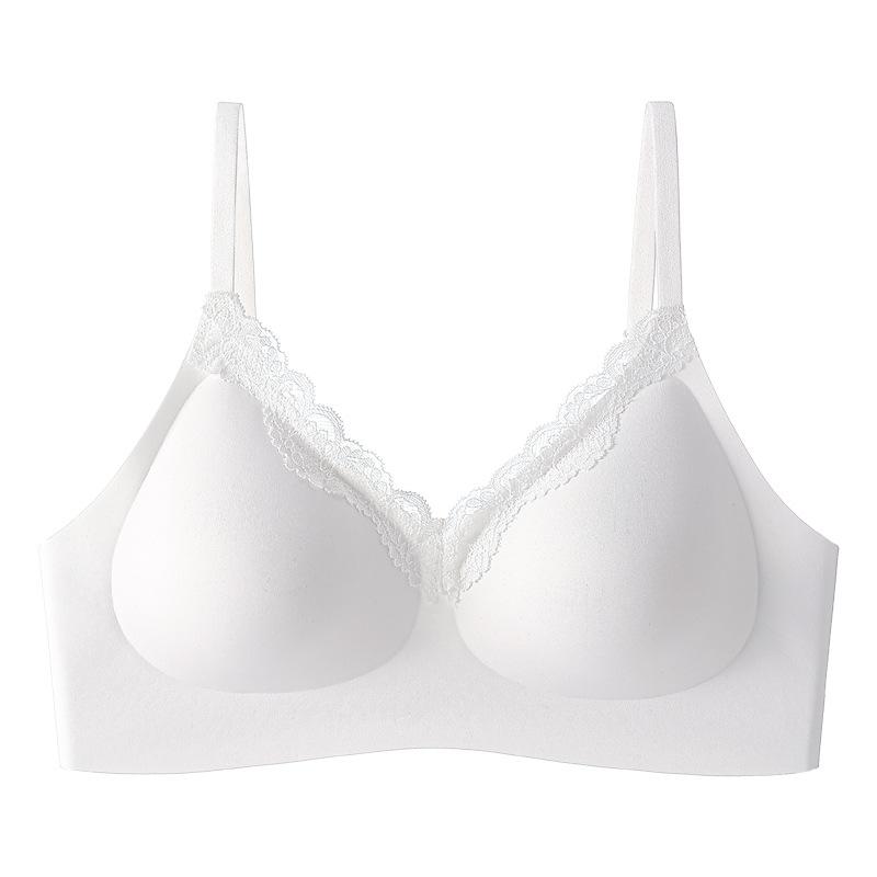 [Comfortable Lei Ping for the Buckle Version] Traceless Underwear Women's Small Breasts Gather Soft Support Lift Bra Cover