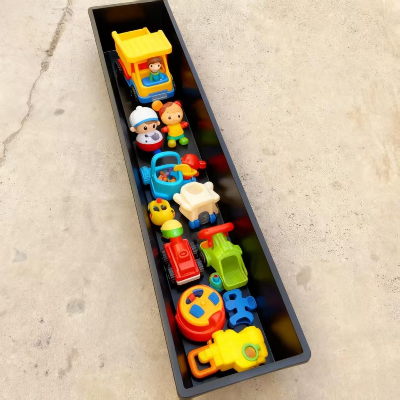 Children s Rectangular Toy Storage Box - Animal Trough Design