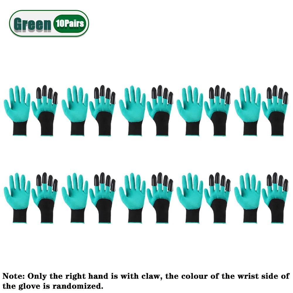 1-20Pairs Claw Gardening Gloves for Planting  Garden Glove Claws for Women and Men Gardening Glove for Digging,Planting, Weeding