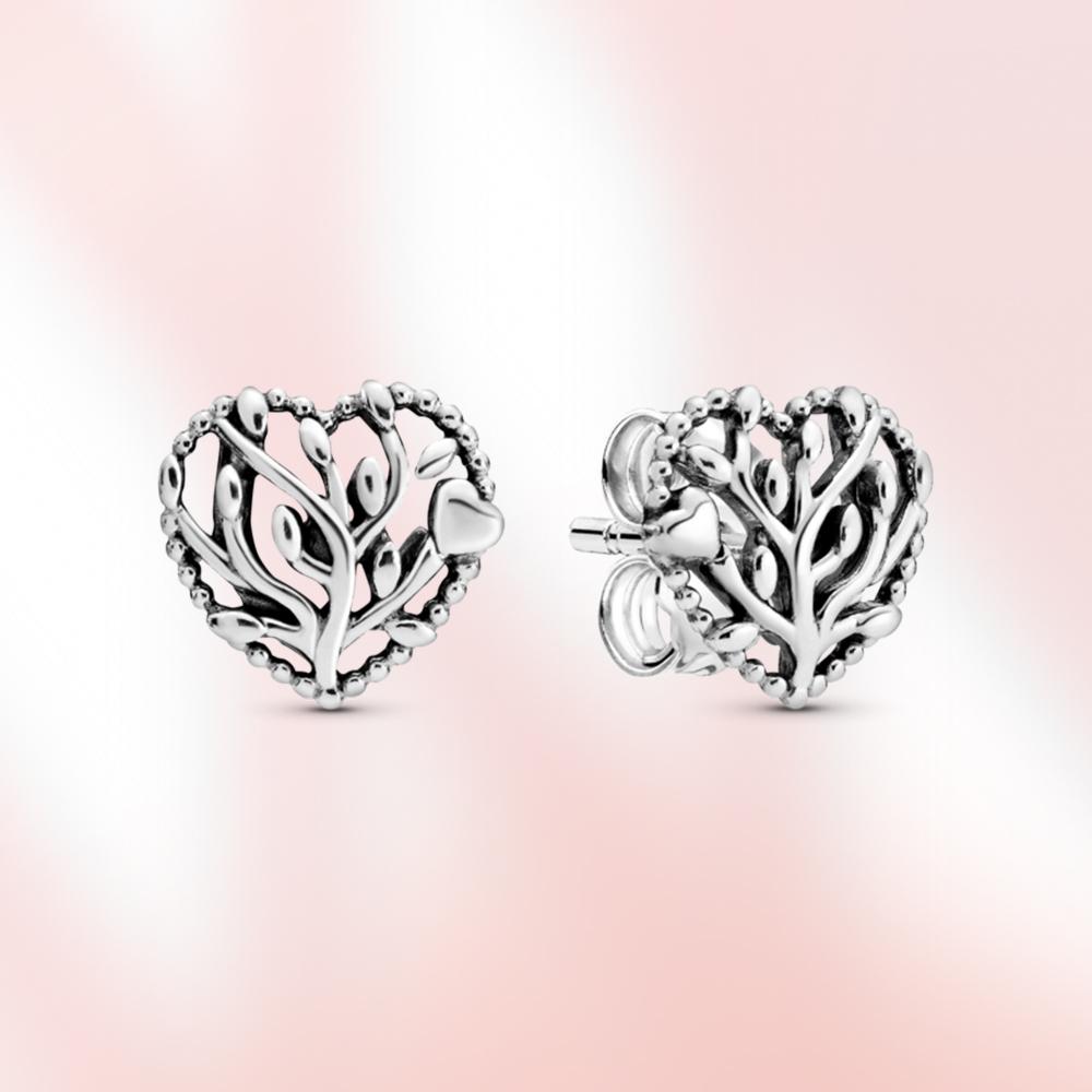 Silber S925 Sterling Schwalben Ohrring Feder Ohrringe Herz Passen Original Ohrring Frühlingsmode Mutter Frauen Schmuck Liebe Geschenk