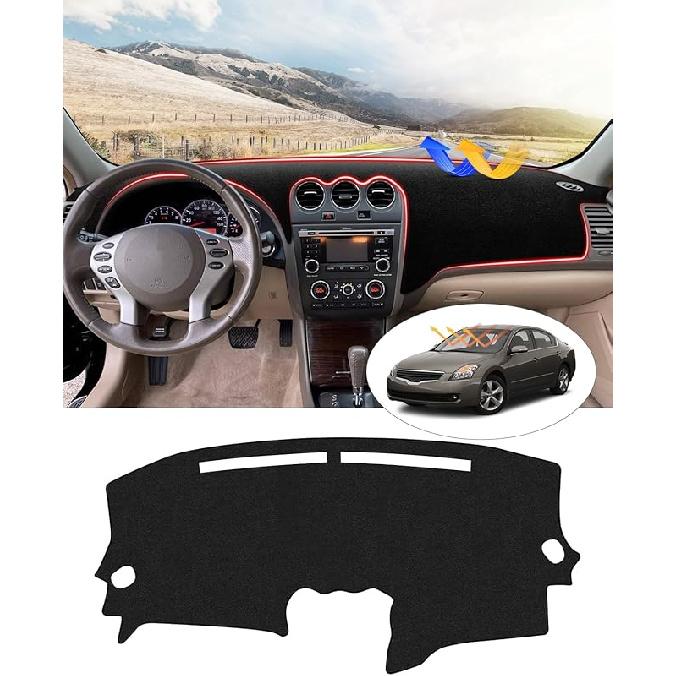 Cartist Dash Cover Compatible With Nissan Altima 2007 2008 2009 2010 2011 2012 Accessories Altima Dashboard Cover Mat Non-Slip Carpet Sunshield Glare