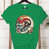 Vintage Opossum Wave Classic Tshirt Women Funny Possum Gift Retro Flower Wave Opossum Tshirt Female Cute Opossum Lover Tees