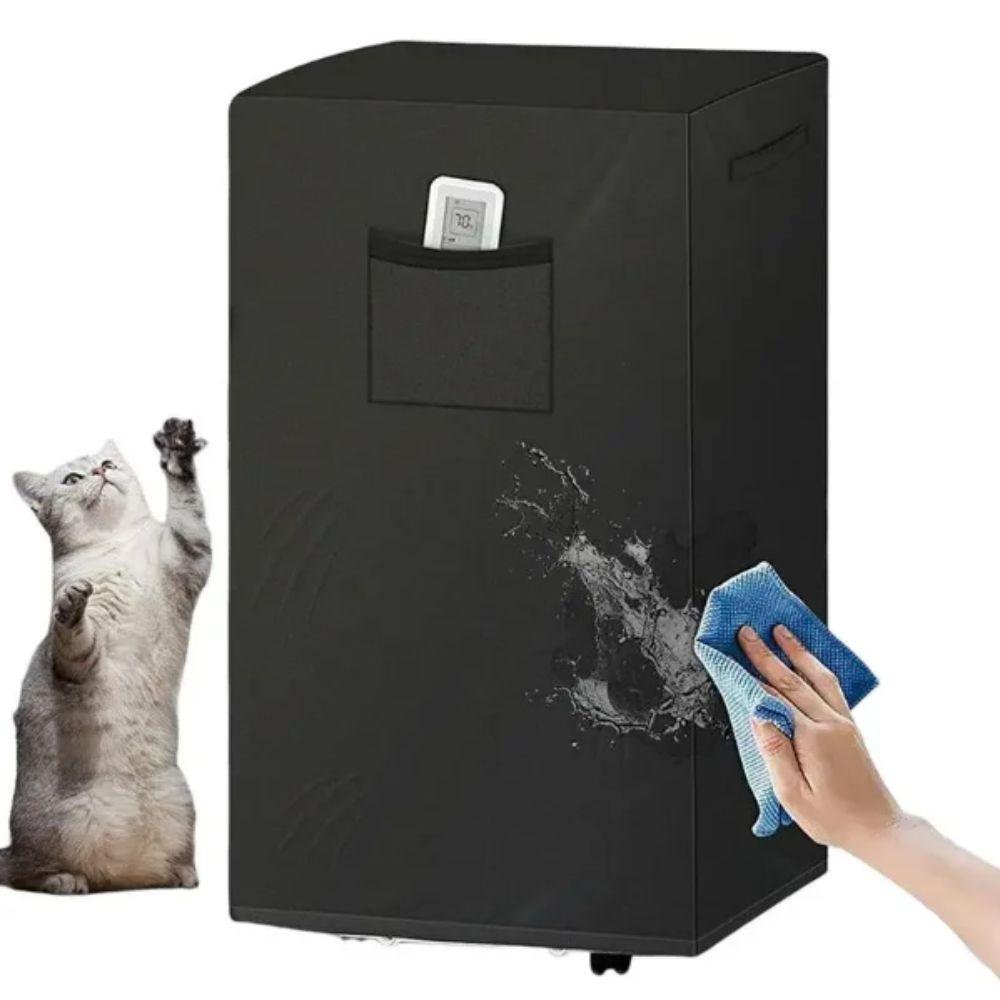 Waterproof Portable Air Conditioner Cover Dustproof Oxford Cloth Air Conditioning Cover With Drawstring Windproof