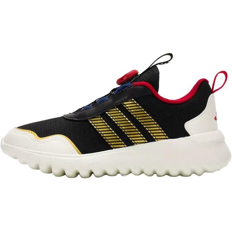 

Adidas Activefle Abrasion Resistant Low Top Kids Running Shoes Black Sneakers JR3328 35.5 чёрный