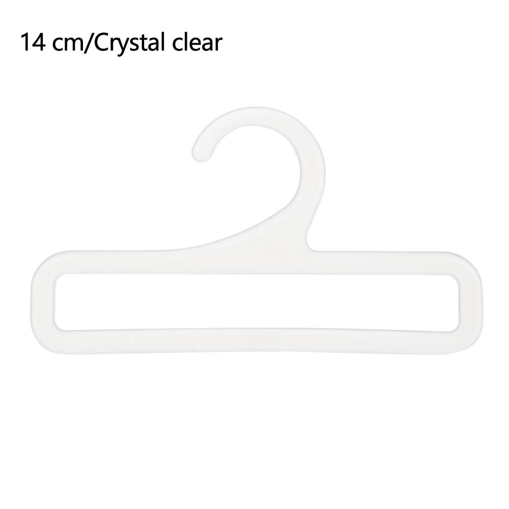 10 ST 14cm/17cm Minigalge Rektangulär Halkfri Förtjockad Sjal Halsdukshängare Plast Torkställ Hemma Mini Förvaringshållare