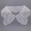 White Neckline Lace Collar Craft Sewing Fabric Venise Motif Applique Trims DIY Craft