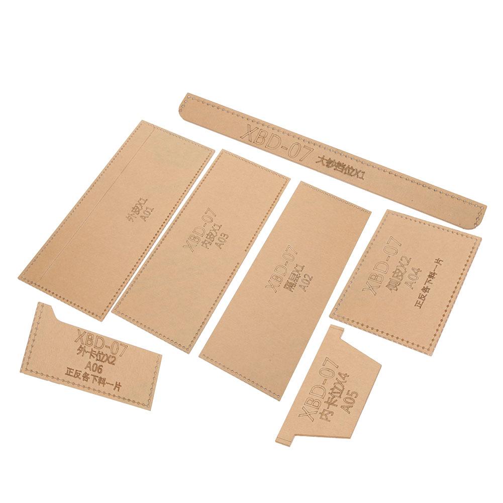 Purse Acrylic Template Transparent Manual DIY Leather Wallet Model for Short Wallet