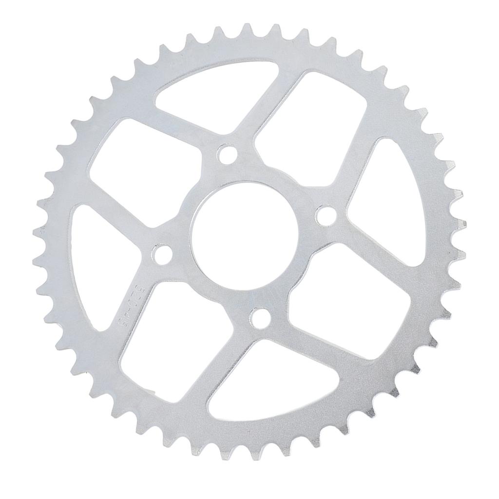 45T Steel Rear Back Sprocket Cog 520 Chain Sprockets For DIY Motorcycle ATV Karting Repair