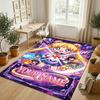 Personalized Crystal Velvet Carpet,Sailor Moon Custom Printed Name, Plush Area Rug For Home Indoor Decor