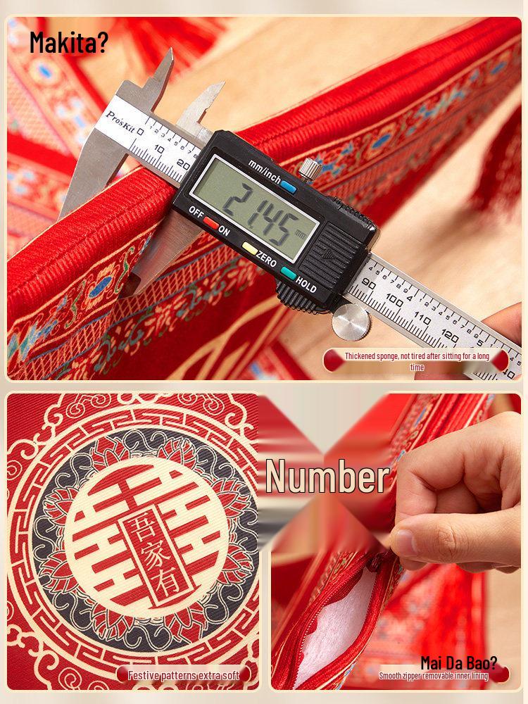 Red Bridal Kneeling Mats: Wedding Tea Ceremony, Blessings, and Name Change Essentials