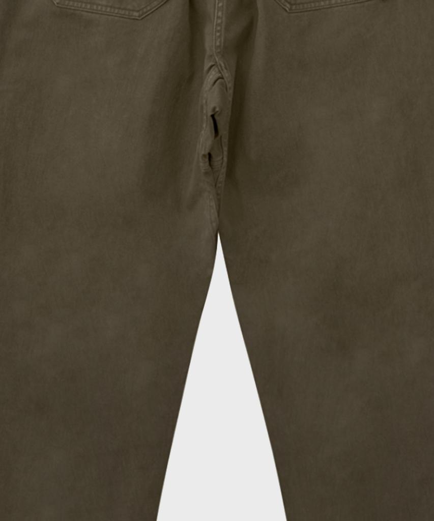 Geulamichi Loose Tapered Ridge Pants Dusky Olive