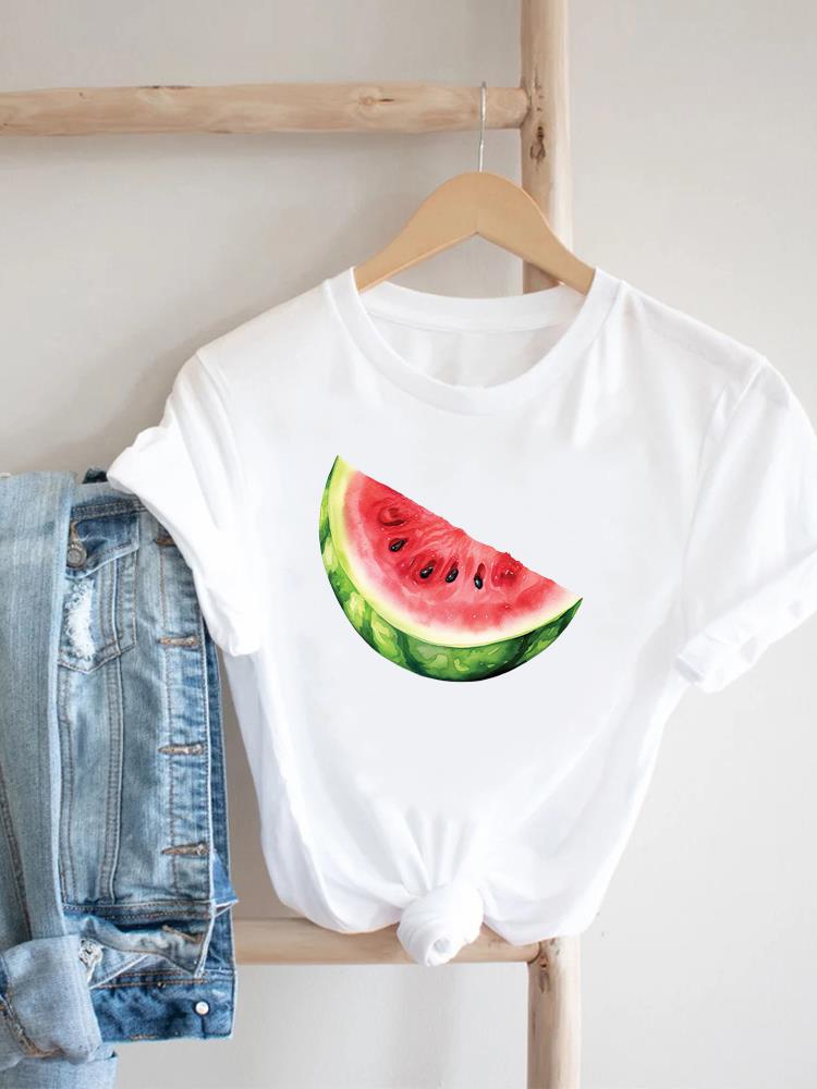 Trend Lovely Flower Cute Unisex T Shirt Short Sleeve Tee Ladies Casual Top Female Clothing Fashion Tshirt