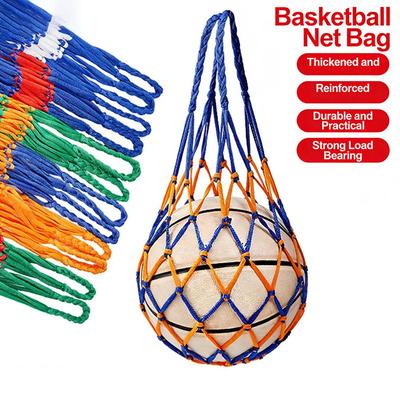 Siatka do piłki nożnej Nylon Bold Storage Pojedyncza piłka do przenoszenia Sprzęt przenośny Sporty na świeżym powietrzu Piłka nożna Koszykówka Siatkówka