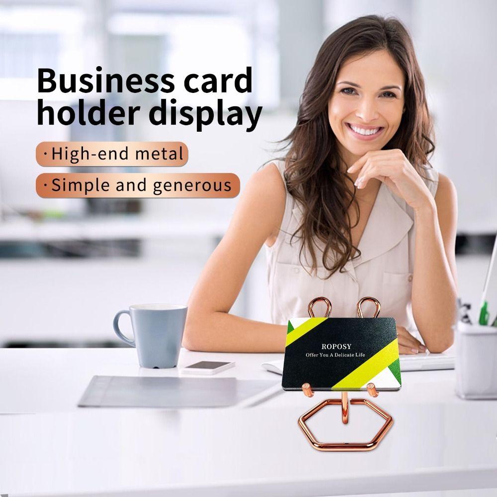 

Держатель для золотых карточек, держатель для розового золота, подставка, 2 шт., органайзер для песка для карточек, домашний органайзер