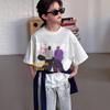Summer 2026 Big Kids' Casual Loose Fit Short Sleeve Designer T-Shirt for Boys & Girls
