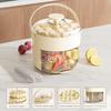 Ice Bucket 2-in-1 Large Capacity Ice Storage Bin Press-Release Ice Cube Tray with Airtight Lid And Ice Scoop Food-Grade Safe Ice Tray for Home RV