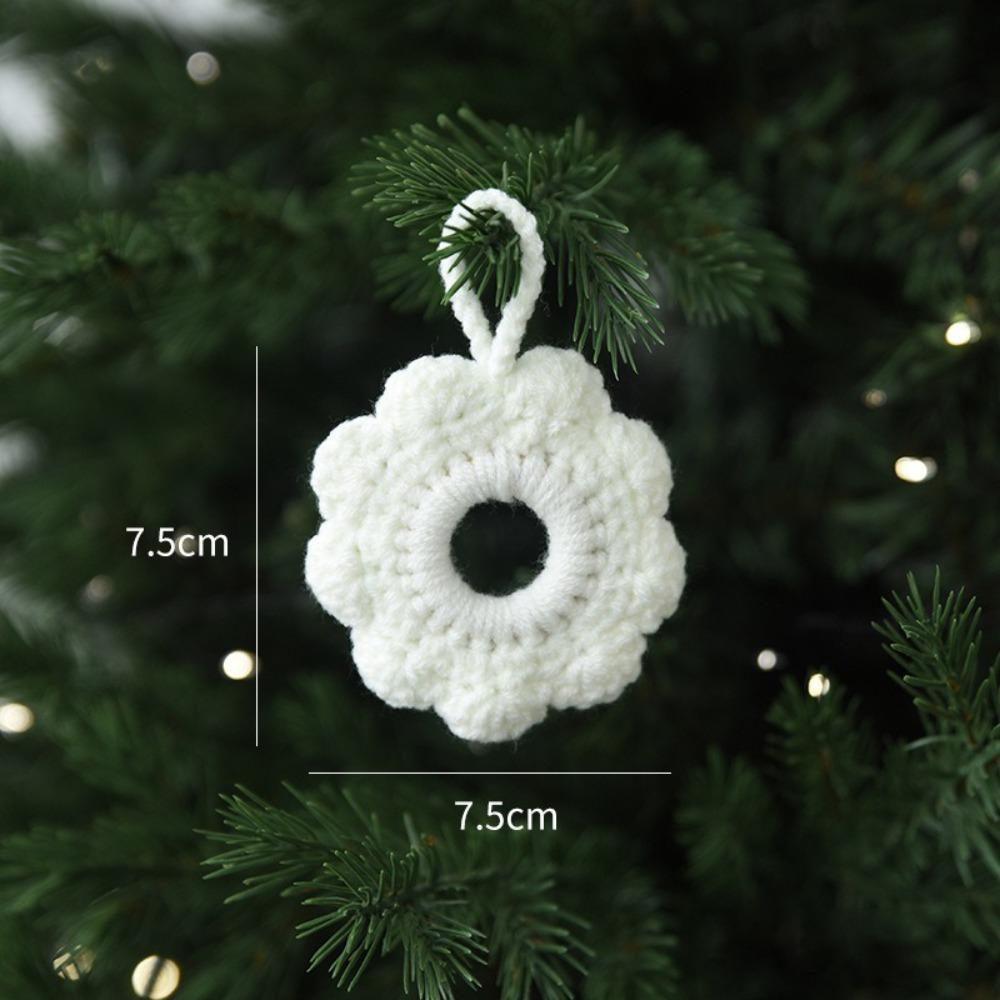 Handmade Christmas Tree  Pendant Santa Claus Mini Woolen Decor Premium Hanging Ornament  Versatile