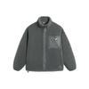Li Ning Jackets Men's Gray Stand Collar Moderate Other AFDSA67-5