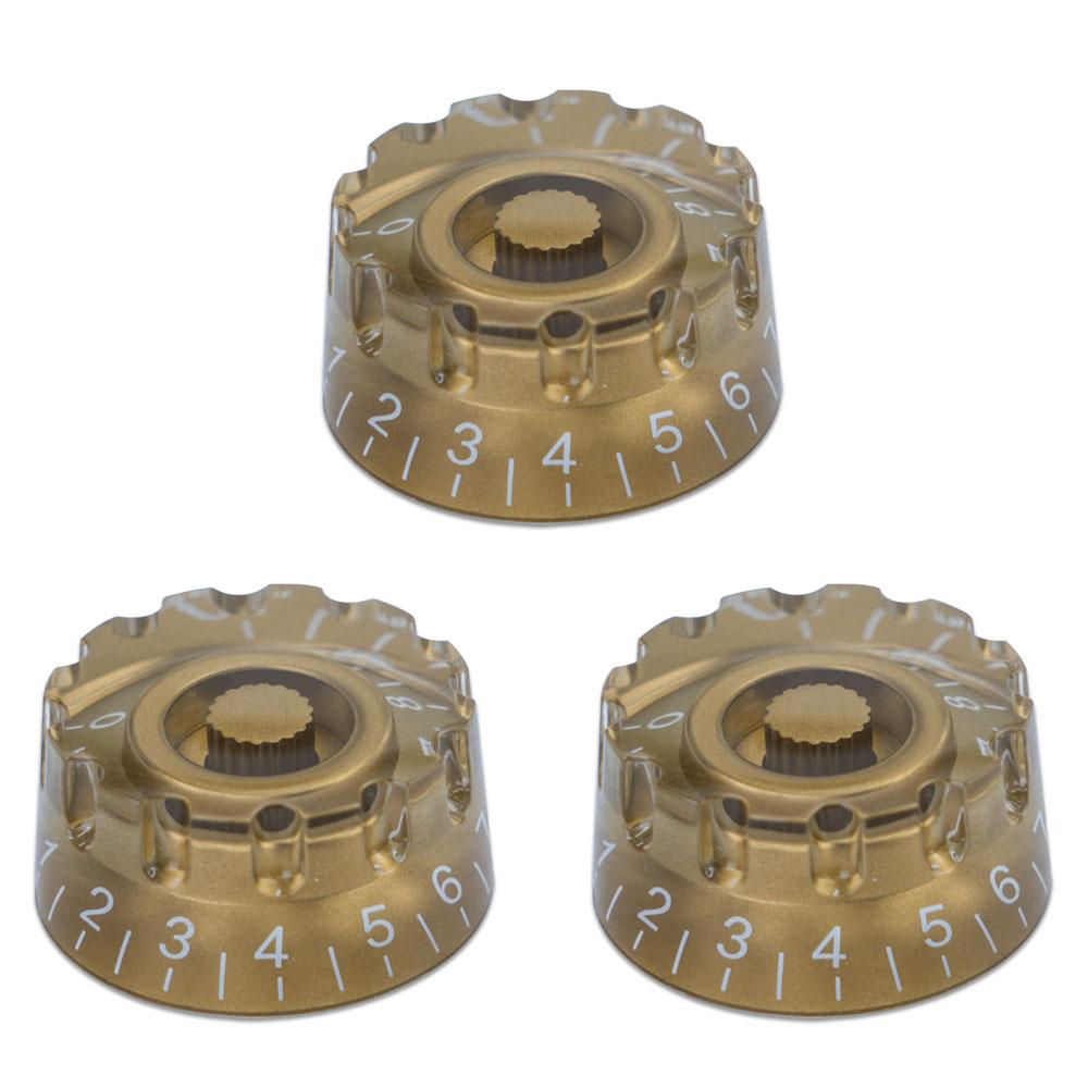 3pcs/4pcs Guitar Knobs Volume Tone Speed Control Knurled Knobs for EPI LP Import Guitar Bass