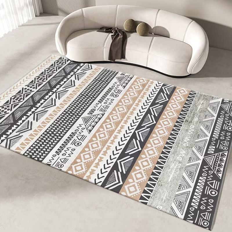 Modern Simple Household Mat Living Room Large Size Luxury Carpet Non-slip Bedroom Bedside Bay Window Rug Washable Kitchen Rug