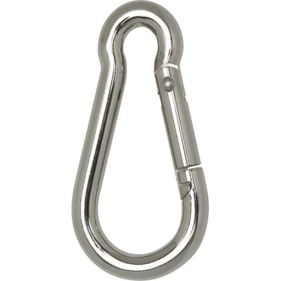 TRUSCO Carabiner Type 12 x (TRUSCO) Japanese-Made Harken, B, Steel, 140mm, TKH-12B
