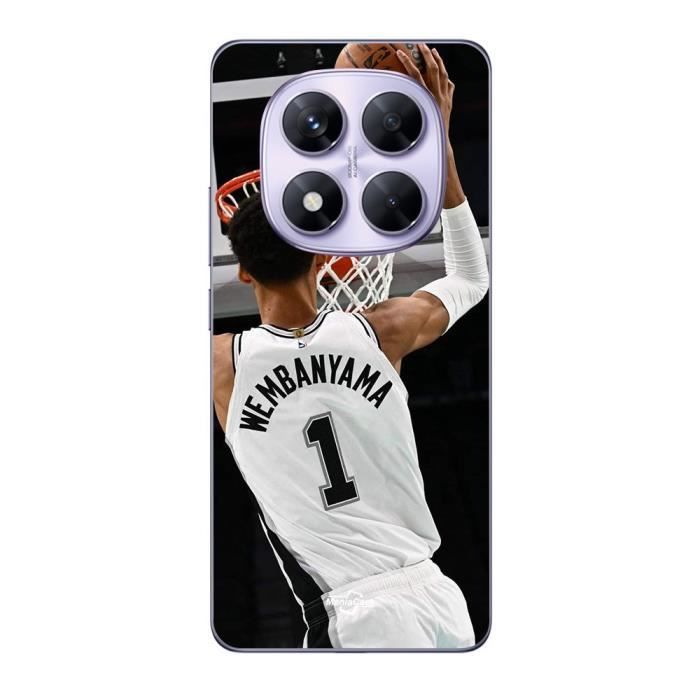 Coque - Xiaomi - Redmi Note 14 Pro 5G - Victor Wembanyama - Souple - Noir
