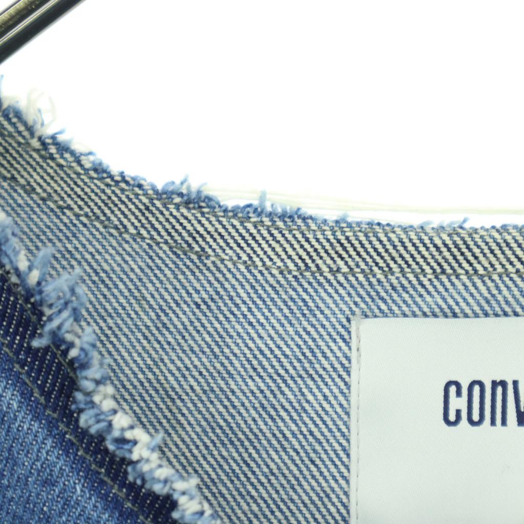 CONVERSE TOKYO Tillverkad i Japan Bomull Långärmad Ingen färg Jeansjacka Dam Begagnad