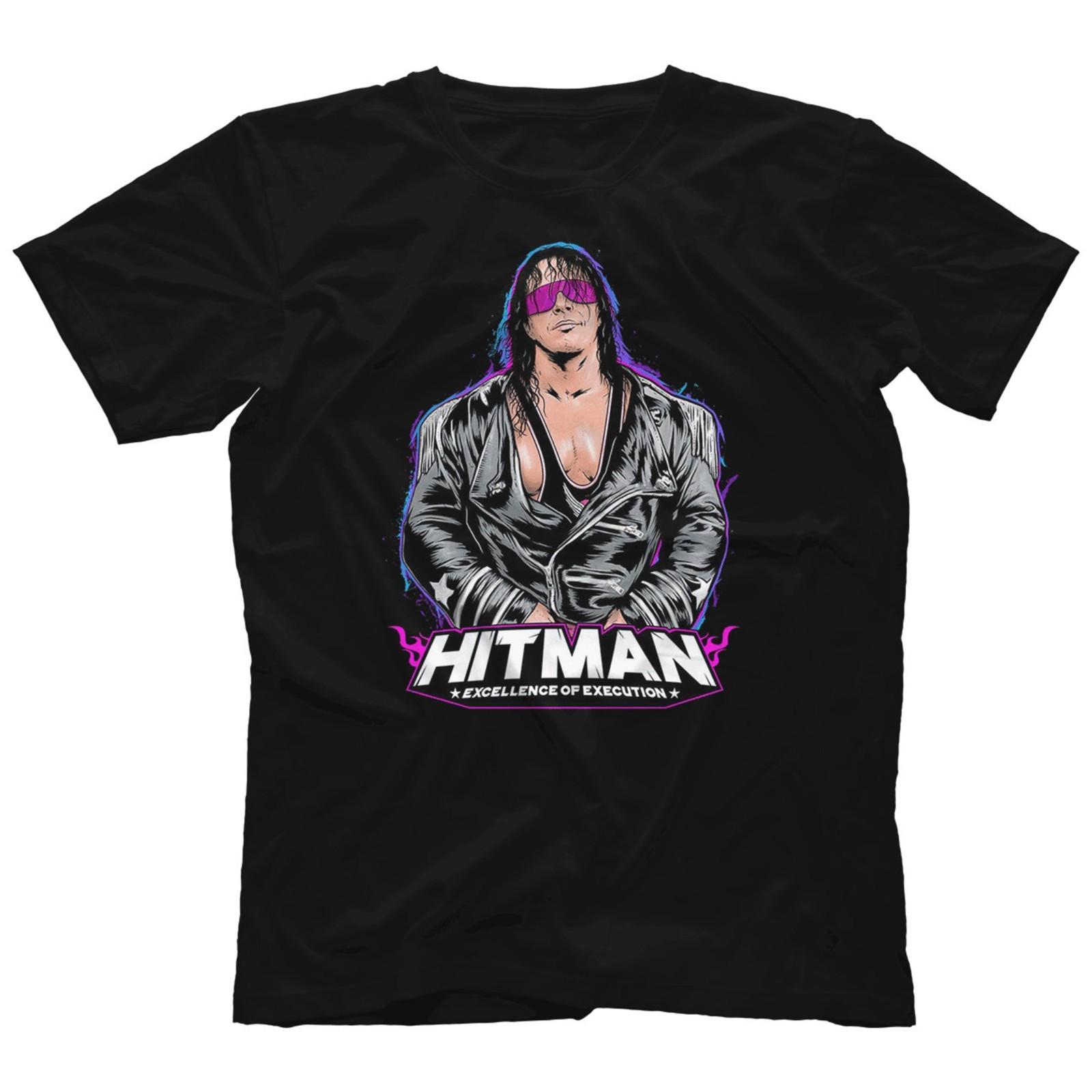 Retro Bret The Hitman Hart Excellence Gift For Fans Shirt YH156 XXL