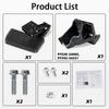 PT392-34231 Retractable Back Rear Bumper Foot Step T-Step BedStep Off Road Pedal Tailgate Ladder Pick-up Truck For Toyota Tundra