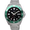 Casio Standard Analog Sports 20 Bar Waterproof Watch Mdv 107d 3av Green Bezel  